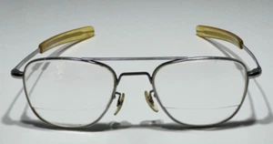 Randolph Engineering Sunglasses 5 1/2 Aviator Pilot 52-20-140 Silver FRAMES ONLY - Picture 1 of 8