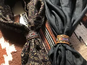 Bandana Slide Western cosido a mano tostado a mano - Imagen 1 de 4