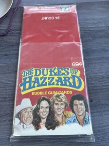 1981 Donruss The Dukes of Hazzard Vacy Bubble Gum Tarjeta de Cera Caja muy difícil de encontrar rara - Imagen 1 de 7