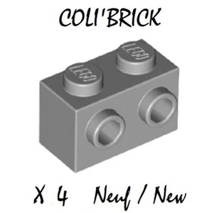 Lego 11211 - 4x Briques / Brick Modified 1x2 w. studs - Light bluish gray - Neuf - Imagen 1 de 1