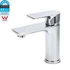 WELS Round Chrome Brass Bathroom Tall Basic Vanity Basin Mixer Faucet Sink Tap
