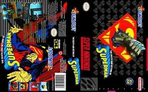 La Morte e il Ritorno di Superman SNES Case Box + Cover Art Solo Funzionante (No Gioco) - Foto 1 di 9