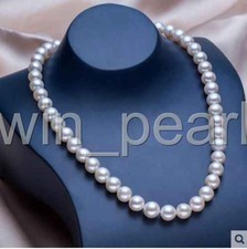 80%OFF 7-8mm 16/18inch AAA+ Akoya Natural White Pearl Necklace 14k
