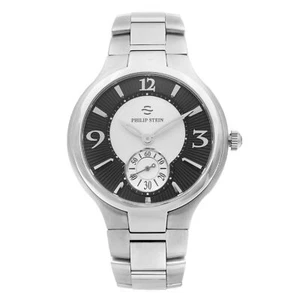 Philip Stein Signature Novalties Steel Quartz Mens Watch 43-MBW-SS - Picture 1 of 6