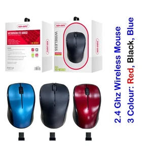 2.4GHz Wireless Cordless Mouse Mice Optical Scroll For PC Laptop Computer + USB - Picture 1 of 11