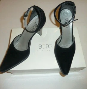 BCBG Max Azria Women's Shoes Pumps Lourdes Black Suede Size 6B - Picture 1 of 10