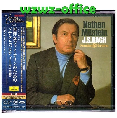 Nathan Milstein Violin SEALED NEW 2CD(SACD-HYB) BACH Sonata OBI Complete Partita - Image 1 of 3