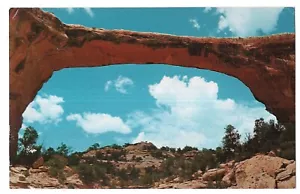 OWACHOMO NATURAL BRIDGE National Monument Utah Postcard UT Blue Skies Koppel - Picture 1 of 2