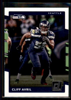 2017 Donruss Cliff Avril #264 Seattle Seahawks - Image 1 of 2