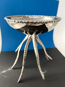 Michael Aram Neptune Collection Octopus Legs Footed Bowl 7"H X 6.5W" Compote - Picture 1 of 8