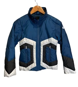 Obermeyer Heritage Collection Girls Duck Down Puffer Blue Ski Jacket Size Small - Picture 1 of 13