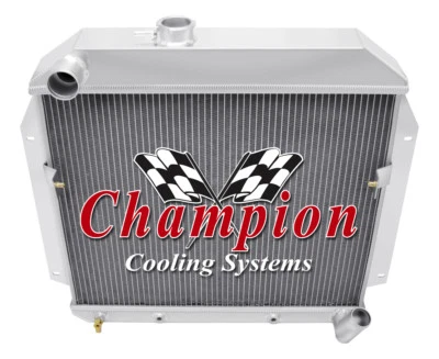 Reliable Champion 3 Row All Aluminum Radiator for 1955 1956 Plymouth Sedans Foto 1 de 4