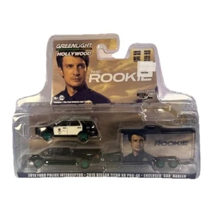 1:64 GreenLight *HITCH & TOW* THE ROOKIE Nissan Titan LAPD Police Interceptor - Picture 1 of 3