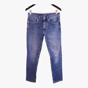 Jean orgánico Everlane Uniform The Slim 4 vías elástico lavado medio para hombre 30 x 32 - Imagen 1 de 6