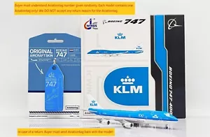 KLM B747-406 PH-BFG JC Wings Scale 1:400 Diecast XX40117 + Aviationtag - Picture 1 of 7