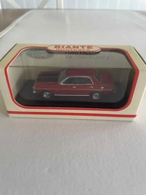 BIANTE МАСШТАБ 1/64 ЛИТОЙ FORD FALCON XW GTHO ФАЗЫ 2 КОНФЕТЫ APPLE КРАСНЫЙ НОВОМ В КОРОБКЕ - Изображение 1 из 3