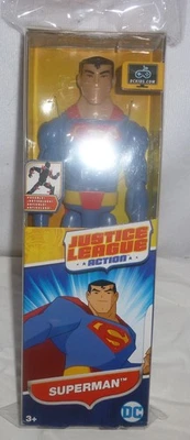 Figura de Superman de 12" de acción de la Liga de la Justicia de DC Comics sin usar, en caja Foto 1 de 4