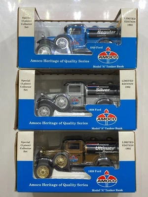 Liberty Classics Diecast 1929 Ford Model "A" Tanker Bank Special LE Set Amoco - Image 1 of 4