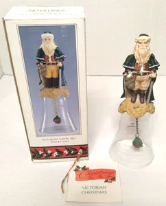 Vintage Novelino Christmas Thru The Ages Victorian Santa Bell - Bild 1 von 11