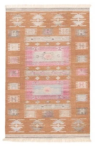Vintage Hand Woven Kilim Rug 5'1" x 8'0" Traditional Wool Carpet - Picture 1 of 9