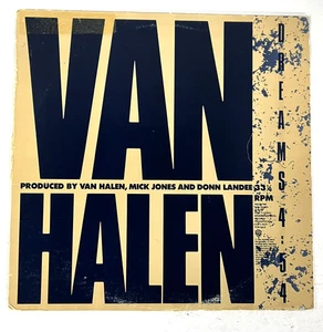VAN HALEN ~ Dreams ~ Orig. Promo 12” SINGLE 1986 VG+~13 - Picture 1 of 4