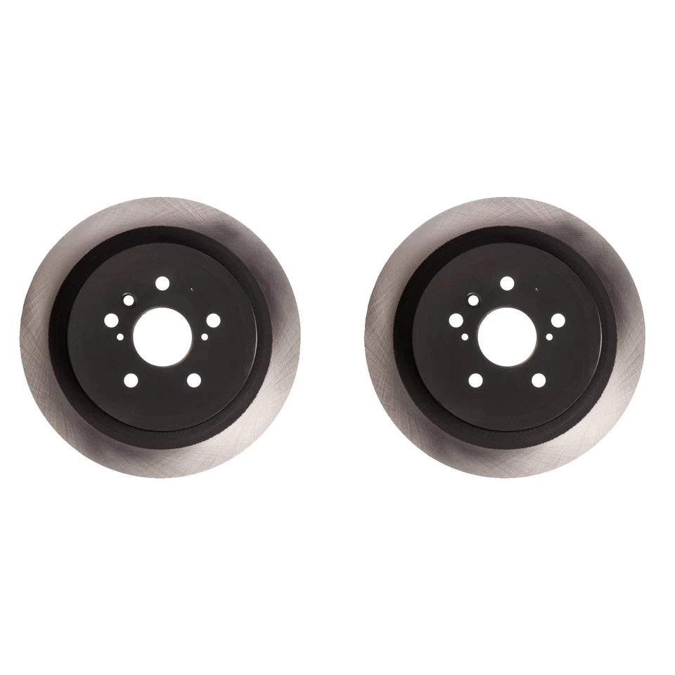 Advics Pair Set of Rear Disc Brake Rotors for Toyota Highlander L4 V6 2008-2013 - Image 1 of 1