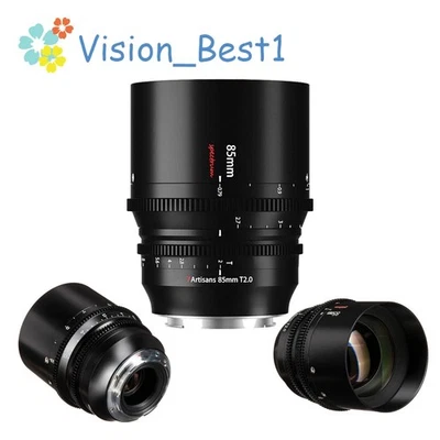 7artisans 85mm T2.0 FF Ultra-long Focus Spectrum Prime Cine Lens for L Mount - Image 1 of 4