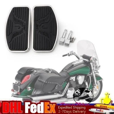 Front or Rear Floorboard Footboard For Honda VTX 1800 1300 Suzuki VL800 VL400 S0 - Image 1 of 4