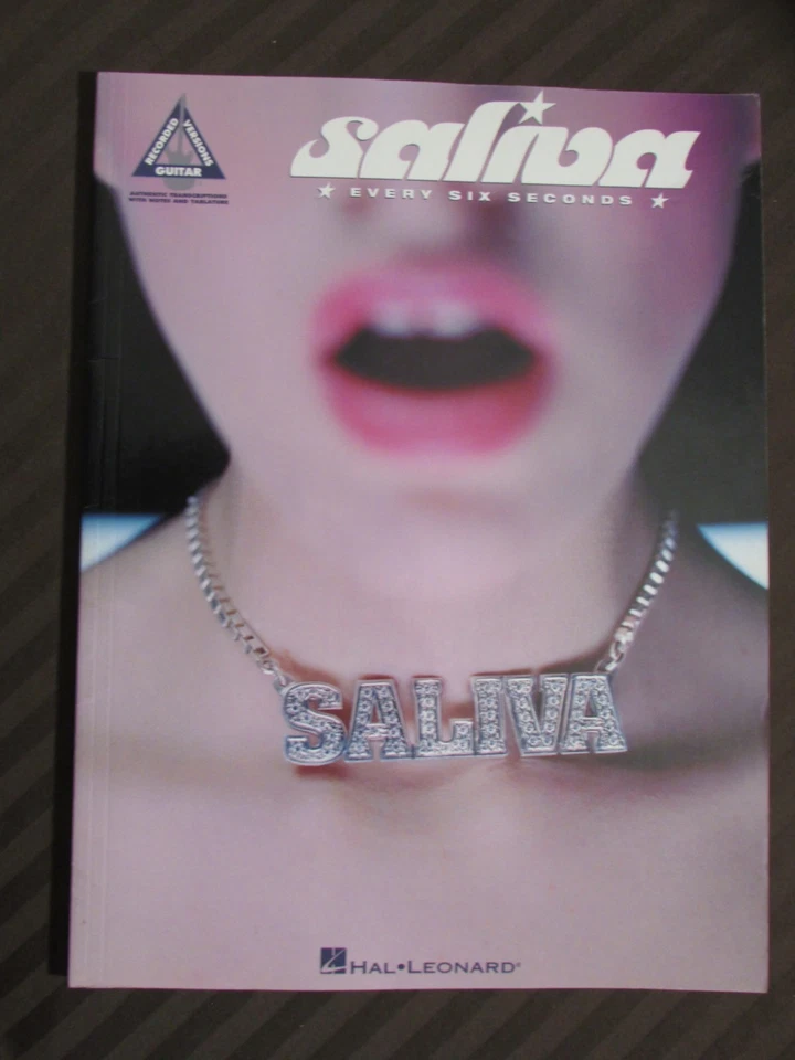 Saliva Every Six Seconds Songbook Guitar Tab Tablature Recorded Guitar Versions - Image 1 of 4