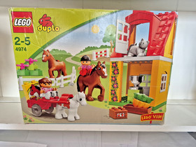 LEGO Duplo - LEGO Ville - 4974 - Horse Stables - Retired! - Complete with box! 