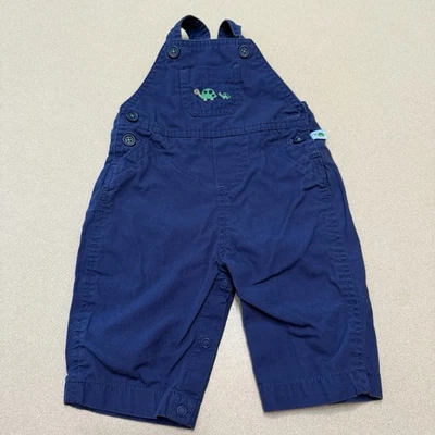 Embroidered Turtle Overalls Baby 3-6 Month Blue Carters Child Of Mine - Image 1 of 4