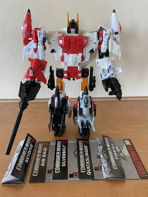 Transformers Combiner Wars Superion Silverbolt Quickslinger Slingshot Air Raid  - Image 1 of 4