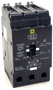 EJB34020 Square D 20 Amp 480 Volt Circuit Breaker - Next Day Option - New - Picture 1 of 7