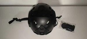 Paintball Airsoft taktischer Softair Helm schwarz gepolstert ungetragen - Bild 1 von 3