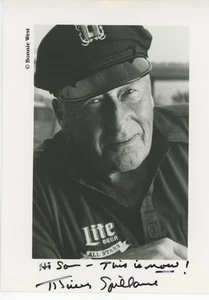 Mickey Spillane - Crime Novelist: "Mike Hammer" - Autographed 5 x 7" Photo - Picture 1 of 1