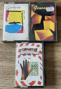 GENESIS JOBLOT 1980’s CASSETTE BUNDLE X 3 -ABACAB/ INVISIBLE TOUCH/ GENESIS - Picture 1 of 6