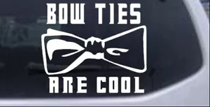 Calcomanía Doctor Who Bow Ties Are Cool Ventana Automóvil o Camión Laptop - Imagen 1 de 32