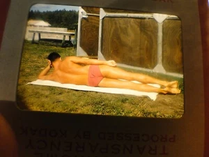 Vintage 1950s Gay Interest Nude Male Art 35MM Slide Midwest Photographer GDa - Picture 1 of 2