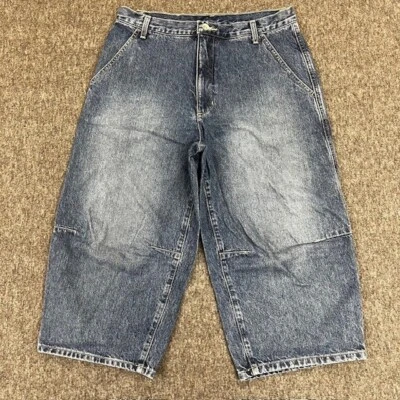 DKNY Jean Shorts Mens Size 33 (Actual 30x19.5) Long Blue Denim - Image 1 of 4