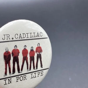 Jr Cadillac Vintage 1981 In For Life Album Cover Seattle Rock Pinback Button - Picture 1 of 3