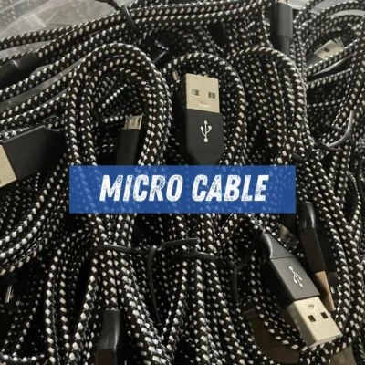 Heavy Duty Fast Charger Data Cable Micro USB Cord For Samsung Android HTC LG Lot - Image 1 of 4