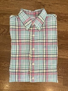 Camisa De Colección Brooks Brothers Todo Irlandés Lino Madrás A Cuadros Manga Larga Talla L - Imagen 1 de 4