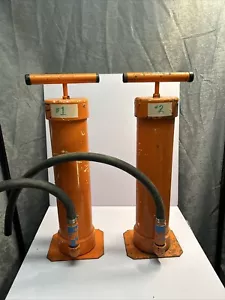 Manual Pneumatic Hydrostatic Test Pump for Testing HVAC Boiler Systems - Picture 1 of 5