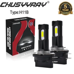 2x White H11B LED Headlight Bulbs for Kia Sportage 2011 2012 2013 2014 2015 2016 - Picture 1 of 12