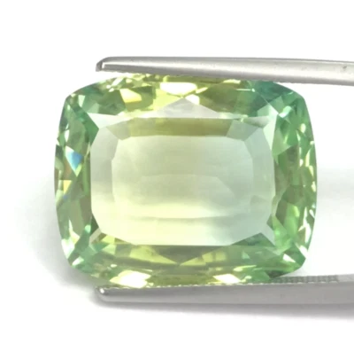 34.88ct Bi-Color Sapphire Lab-Created Loose Gemstone | 17.20X20.60mm - Image 1 of 3