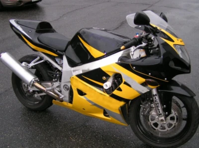 Yellow Black Fairing Kit for Suzuki GSXR600 2000 2001 2002 2003 GSXR750 Bodywork - Image 1 of 4