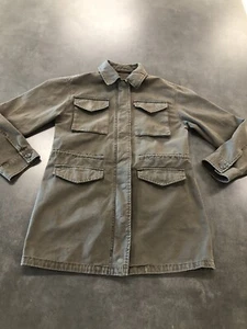 Chaqueta Levis Chore Verde Militar Safari Utilidad Abrigo Largo Algodón Mujer Pequeña - Imagen 1 de 23