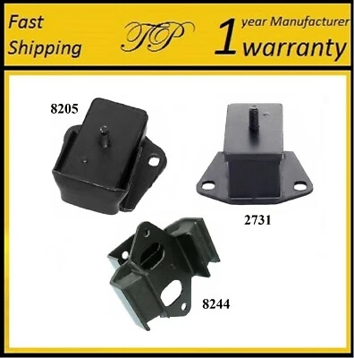 3 PCS FRONT MOTOR & TRANS MOUNT FOR 1990-1993 DODGE RAM 50 2.4L 4WD - MANUAL - Image 1 of 4