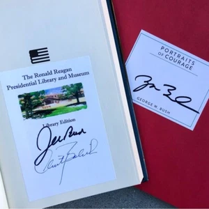 Brothers President George W Bush & Jeb Bush (w/ Clint Bolick) Signed Books LOT!! - Picture 1 of 16