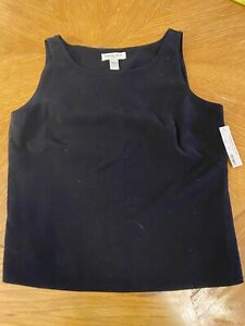 NWT Amanda Smith from Womens 3pc Suit Size 8 Black *Lined Tank Only*
